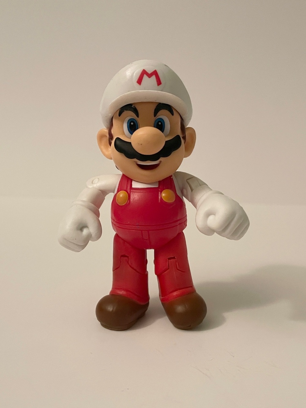 Jakks Pacific Super Mario Fire Mario Action Figure Nintendo Collectible Toy